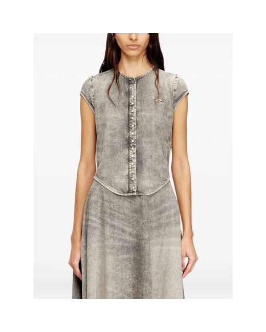 DIESEL Gray Blouses
