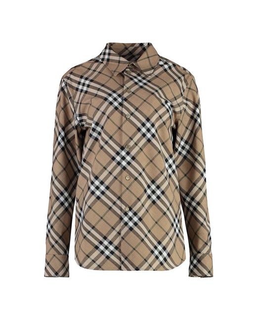 Burberry Shirts in het Gray