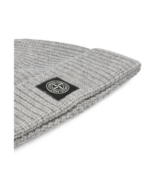 Stone Island Leichte Rws Geelong Wollmütze in Gray für Herren
