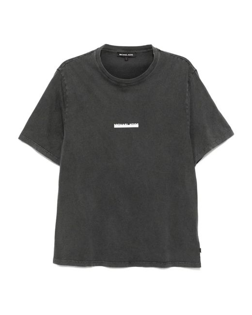 Michael Kors Schwarzes T-Shirt 001 Stilvolles Modell in Black für Herren