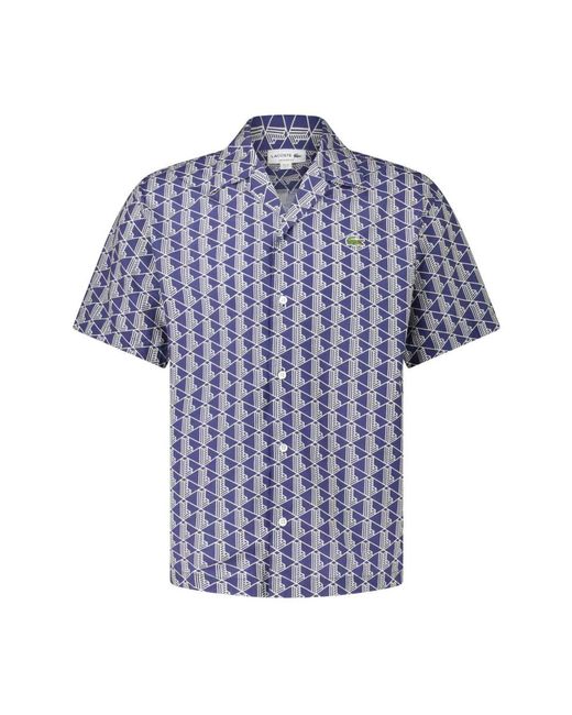 Shirts > short sleeve shirts Lacoste pour homme en coloris Blue