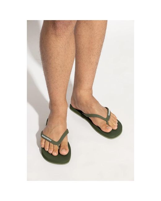 Flip Flops DSquared² pour homme en coloris Green