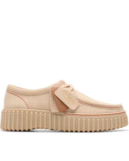 Clarks Natural Laced Shoes