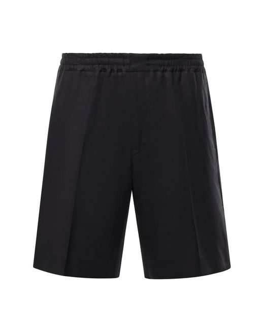 Zegna Black Casual Shorts for men