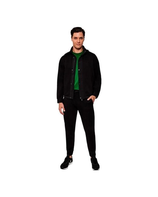 ARMANI EXCHANGE Black Zip-Throughs for men