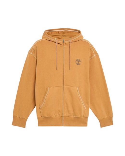 Timberland Orange Zip-Throughs for men