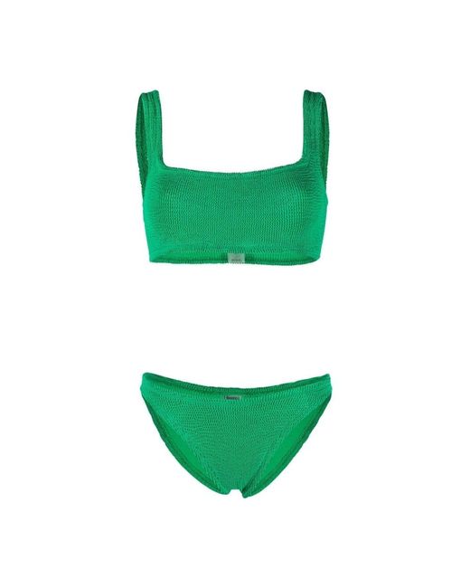 Hunza G Green Bikinis