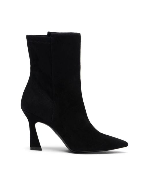 Stuart Weitzman Black Heeled Boots