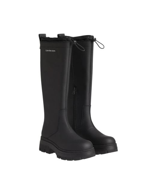Calvin Klein Black Rain Boots