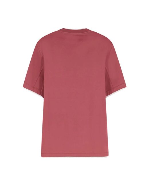 Brunello Cucinelli Pink T-Shirts for men