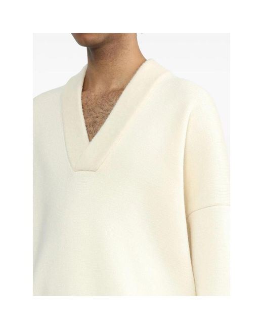 Knitwear > v-neck knitwear Fear Of God pour homme en coloris White