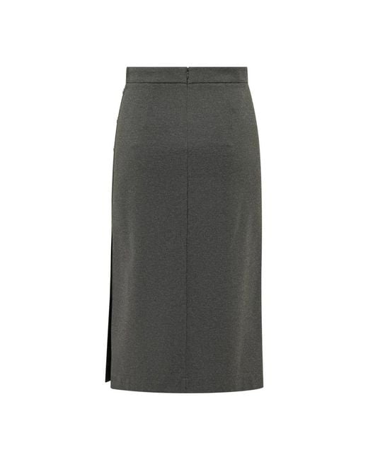 Pinko Gray Midi Skirts