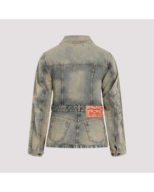 Denim Jackets di Egonlab in Gray da Uomo