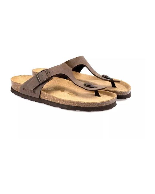 Flip Flops di Rohde in Brown