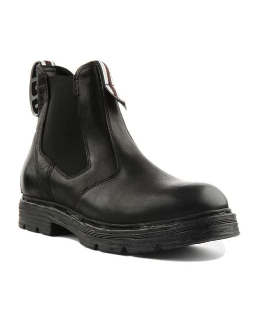 Replay Black Chelsea Boots for men