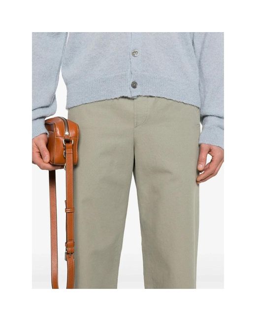 A.P.C. Broeken ,Groen ,Stijlvolle Broek in het Gray voor heren