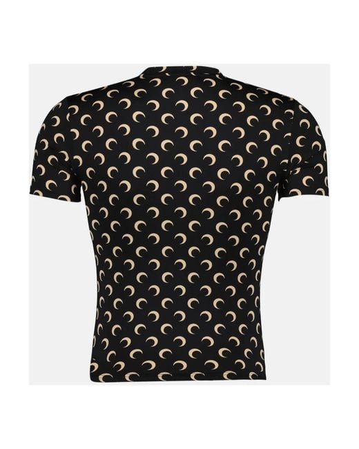 MARINE SERRE T-Shirts in het Black