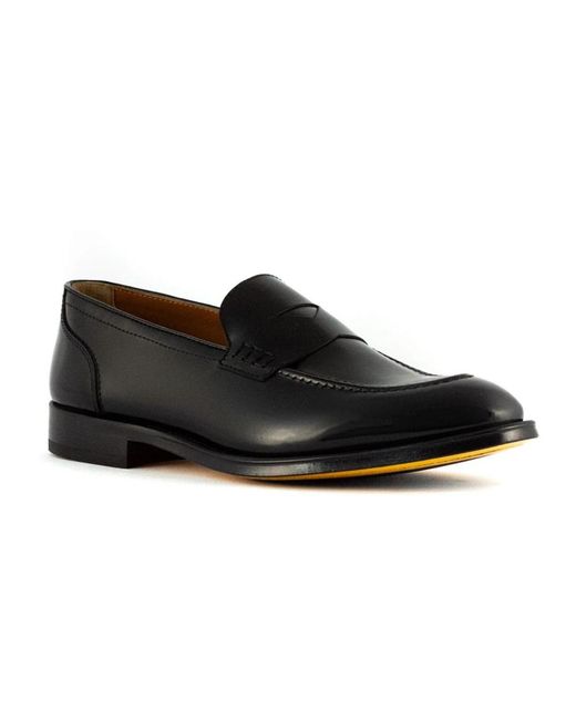 Doucal's Flache Loafer in Black für Herren