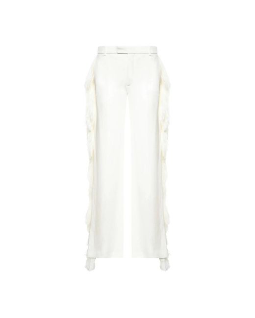 Phoebe Philo White Straight Trousers