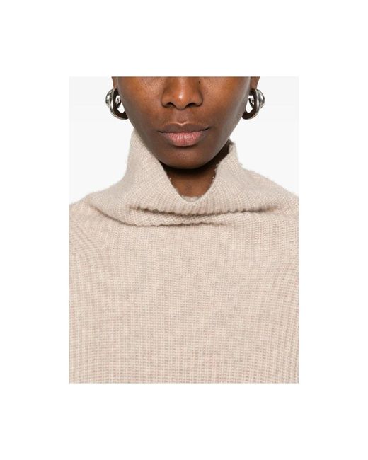 Isabel Marant Truien & Vesten ,Ecru Drop Shoulder Sweater in het Natural
