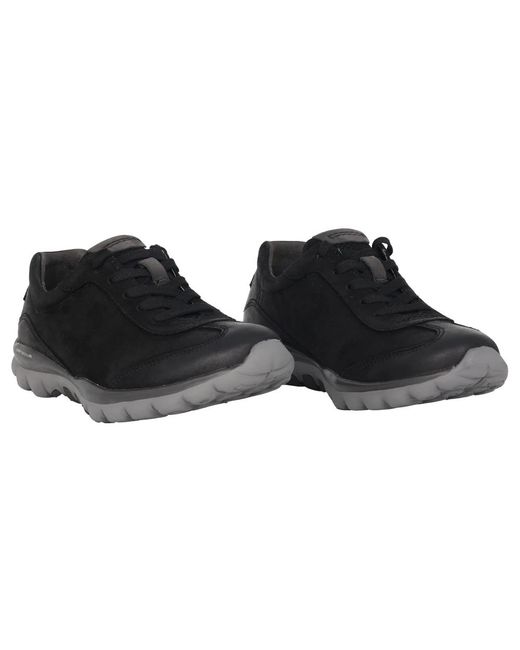 Gabor Black Rollingsoft Walking Sneaker