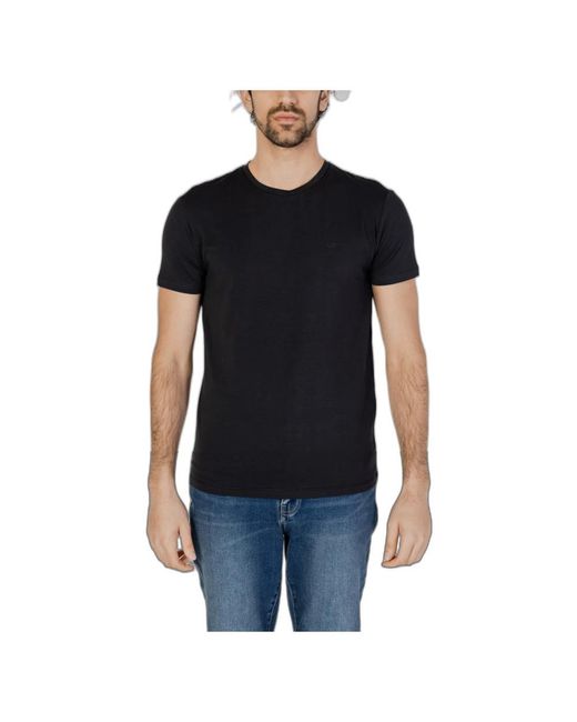 Gas Black T-Shirts for men