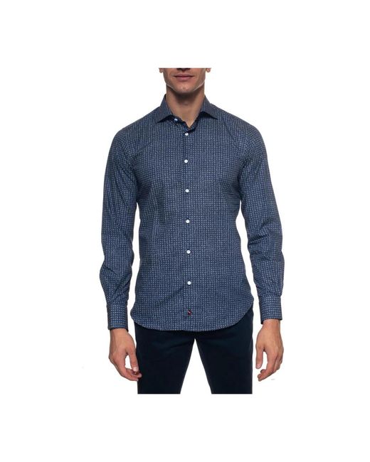 Casual Shirts di Carrel in Blue da Uomo