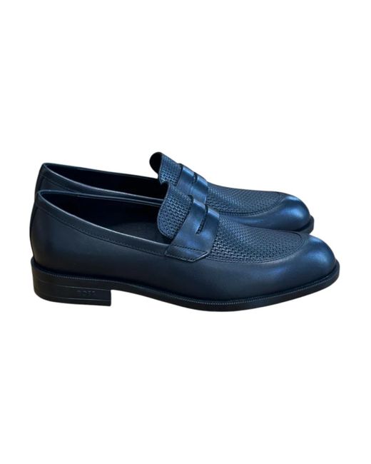 HUGO Blue Loafers for men