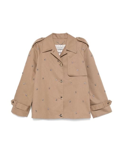 Golden Goose Deluxe Brand Natural Trench Coats
