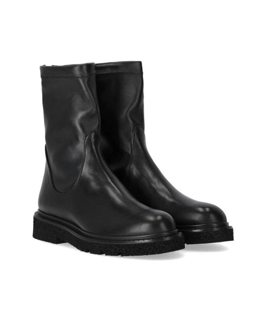 Guglielmo Rotta Black Ankle Boots