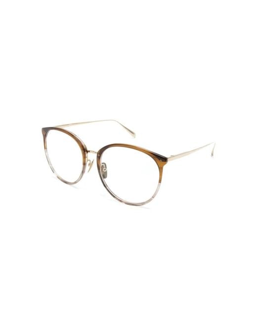 Linda Farrow Brown Glasses