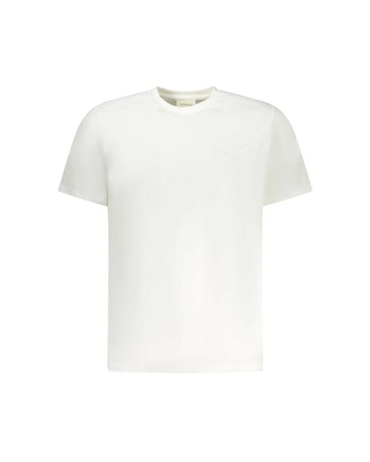 Calvin Klein Baumwoll-T-Shirt in White für Herren