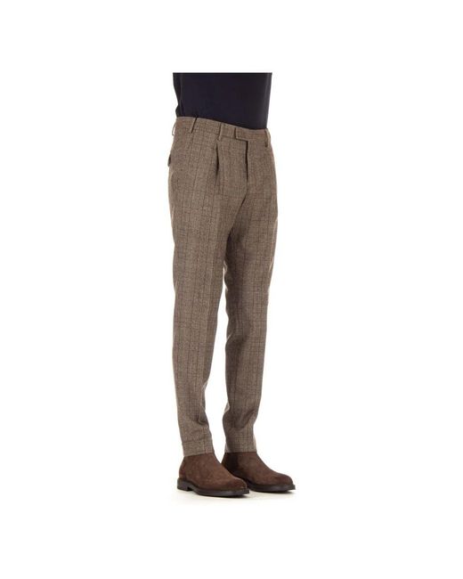 PT Torino Braune hose mit zeitgemäßem stil in Gray für Herren
