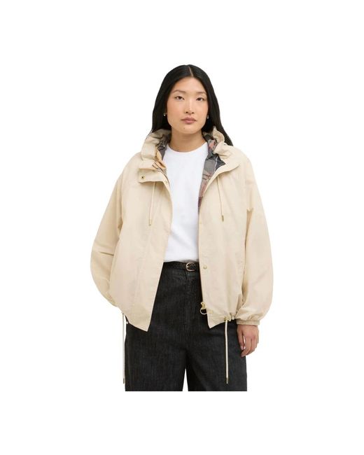 Barbour Hawkridge Showerproof Jacket in het Natural