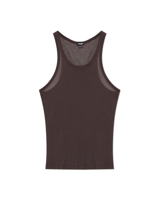 DSquared² Tops ,Bruin ,Top Uit De 'Underwear' Collectie in het Brown voor heren
