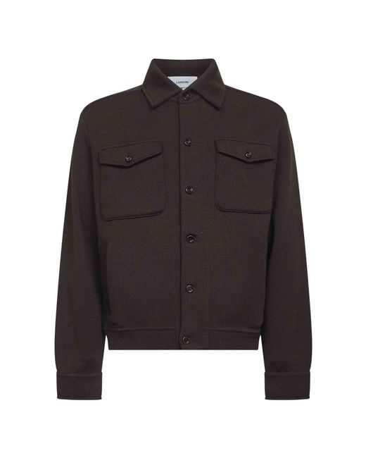 Lardini Jassen ,Bruin ,Bruine Jas Voor Mannen in het Black voor heren