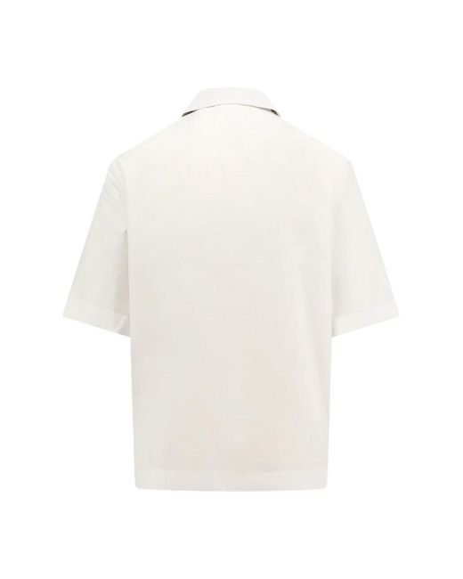 Givenchy White Short Sleeve Shirts for men