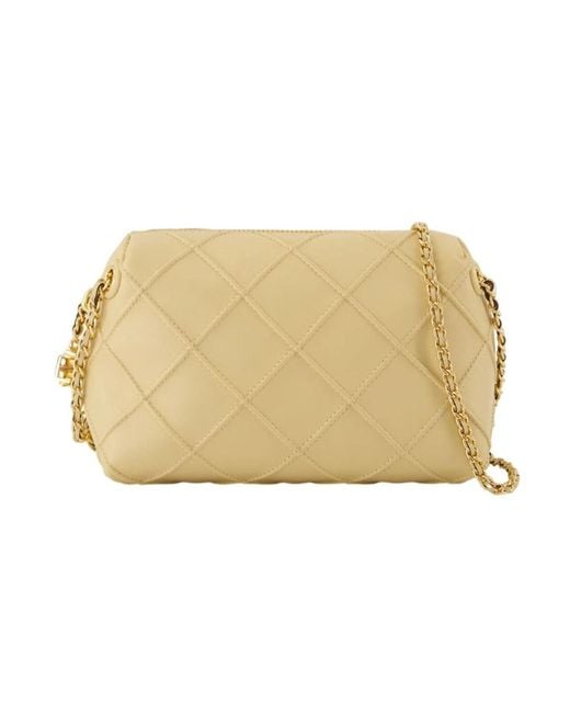 Tory Burch Natural Gesteppte Lamm Small Shoulder Bag