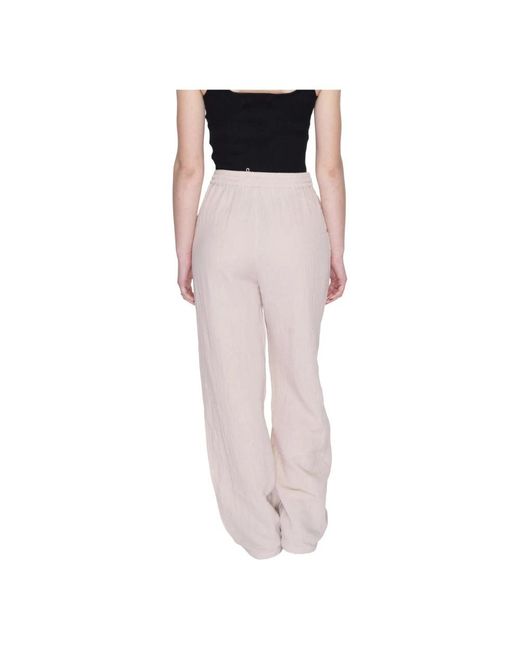 ONLY Pink Wide Trousers