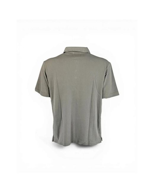 C P Company Gray Polo Shirts for men