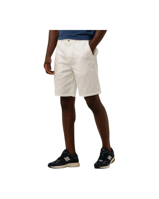 Scotch & Soda Herren Baumwoll Twill Shorts in Natural für Herren