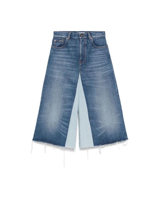 Chloé Korte Broeken ,Blauw ,Katoen Stijlvolle Shorts Voor in het Blue