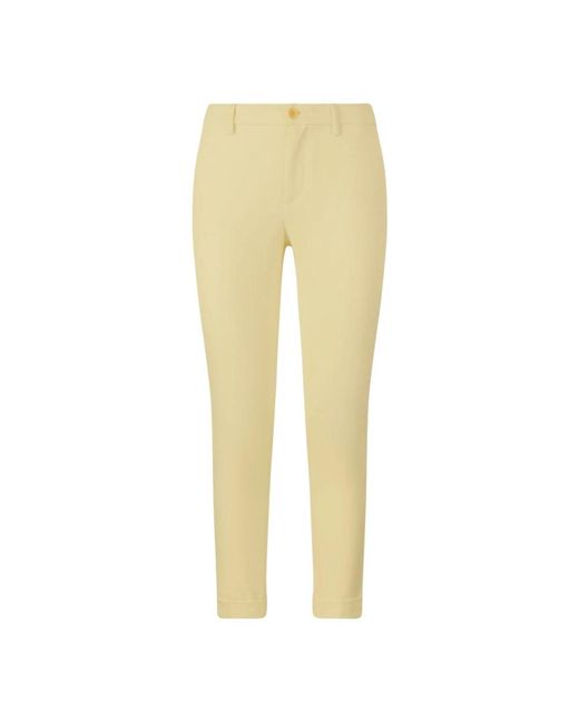 Pantalones chinos amarillos con bolsillos Liu Jo de color Yellow
