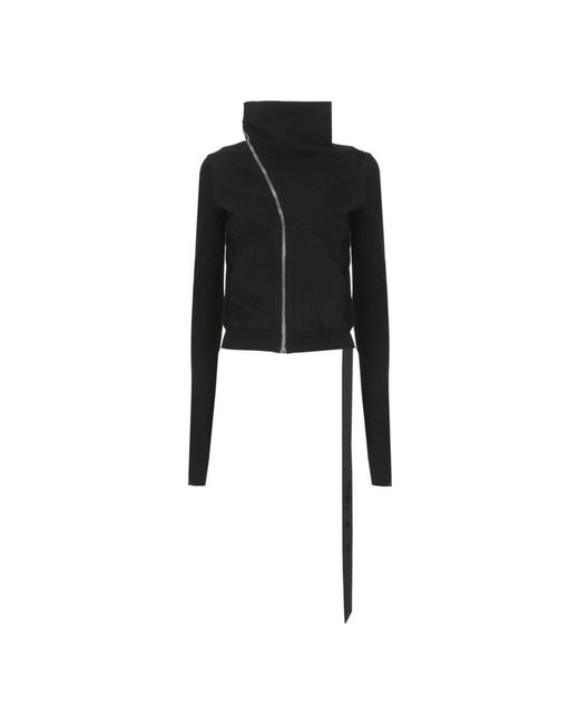 Rick Owens Black Zip-Throughs