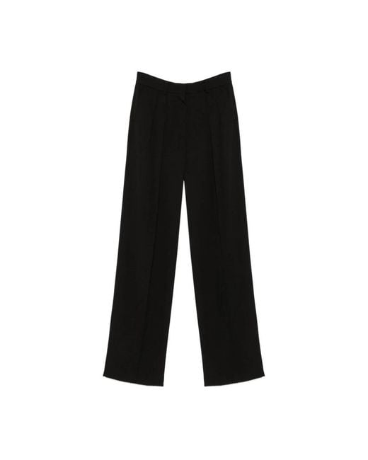 Sportmax Black Wide Trousers