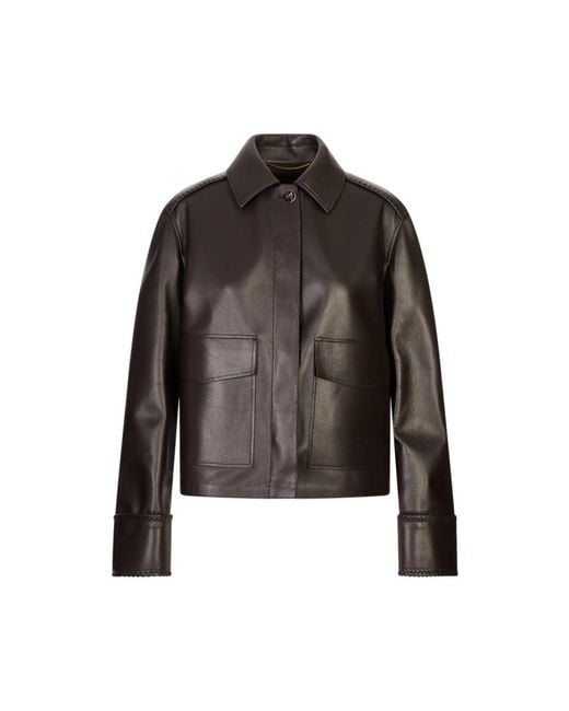 Agnona Black Light Jackets