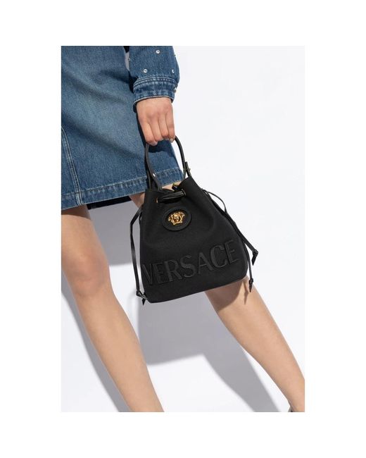 Bucket Bags di Versace in Black