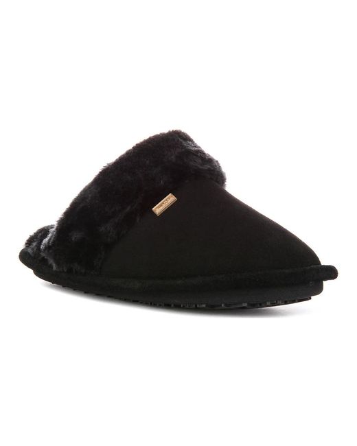 Hunter Black Slippers