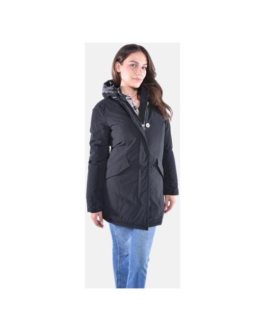 Woolrich Blue Winter Jackets