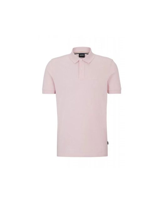HUGO Pink Polo Shirts for men